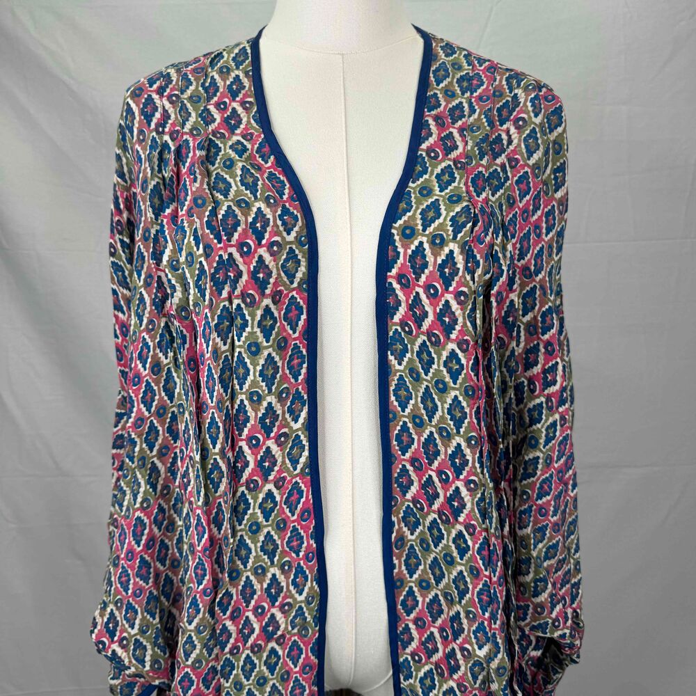 Soft Surroundings Geometric Printed Pattern Open … - image 3